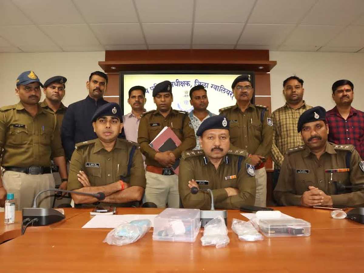 कुख्यात एटीएम कटर मेवाती गैंग ग्वालियर पुलिस के हत्थे चढ़ी